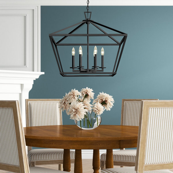 Hastings 6 Light Lantern Geometric Chandelier & Reviews Birch Lane